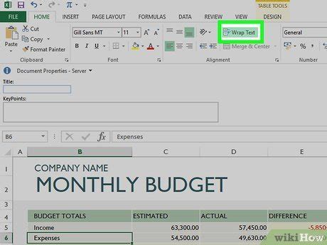 How to Keep Text in One Cell in Excel .